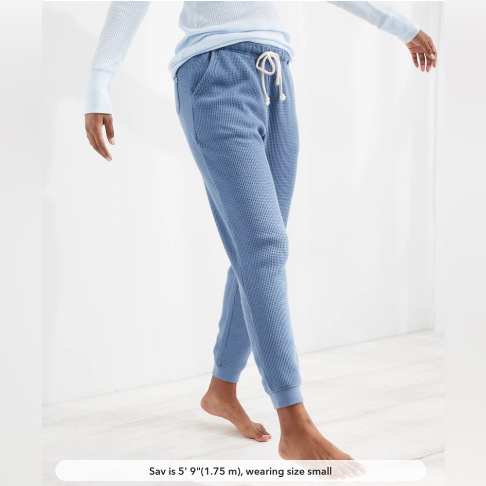 Aerie Waffle Jogger BUNDLE (2 pairs)Small - Picture 3 of 14
